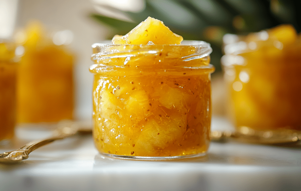 Pineapple Jam Preparation